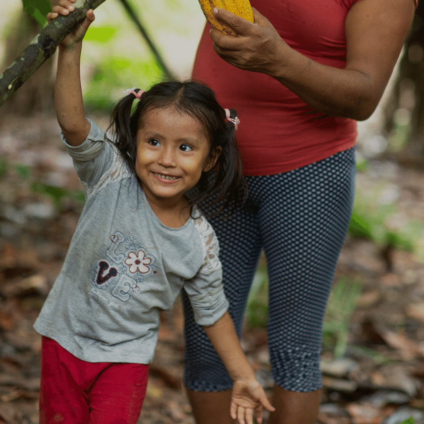 Little girl smiling